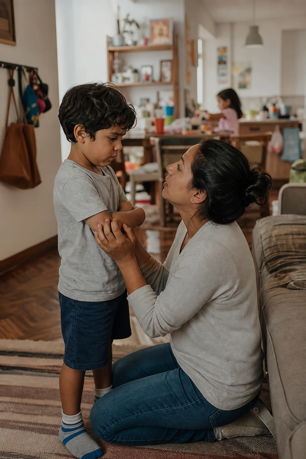 Mi hijo no quiere saludar con beso: respeto corporal sin mala educacion